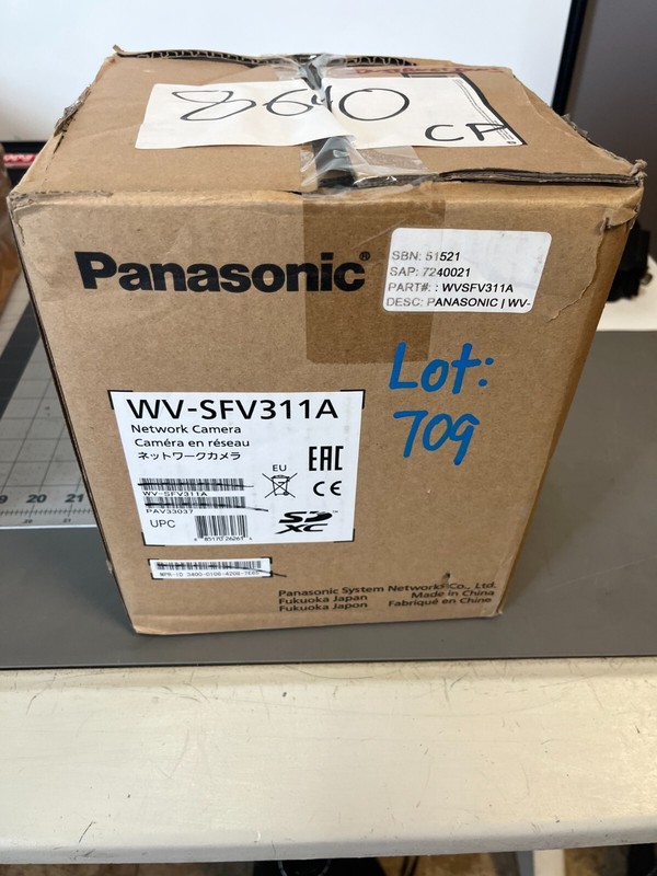 Panasonic network wv-sfv311a