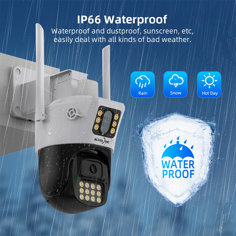 8MP 4K Wifi Security Camera Dual Lens 1-8X Zoom Outdoor Cam PTZ IP Night Vision gallery