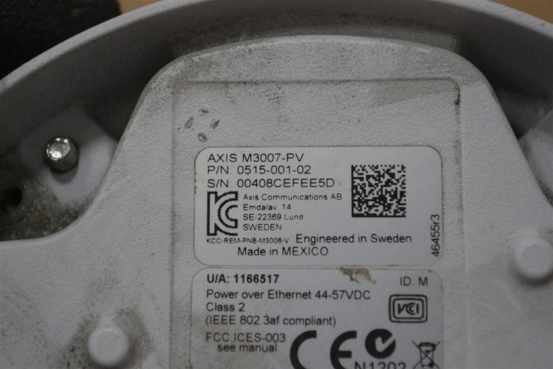 Axis 0515-001-02 M3007-PV PoE Network Dome Camera gallery