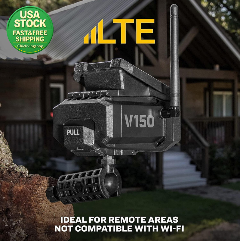 V150 Solar Powered LTE Cellular Outdoor Security Camera 2 Pack gallery