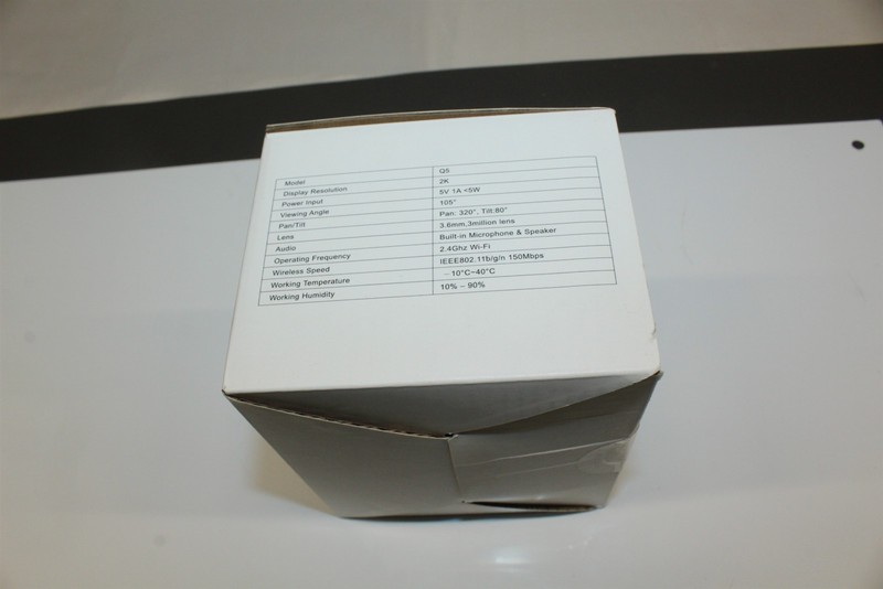 Indoor Security Camera Model Q5, 2.4ghz Wi-Fi Untested Parts Repair gallery
