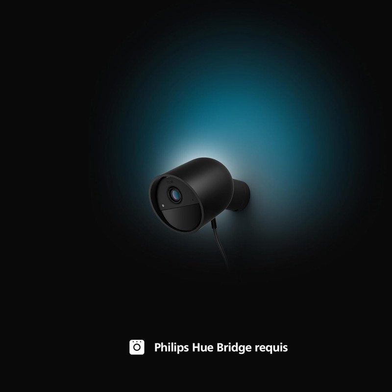 Philips Hue Secure Smart Video Surveillance Camera for Outdoor or Indoor, Wired gallery