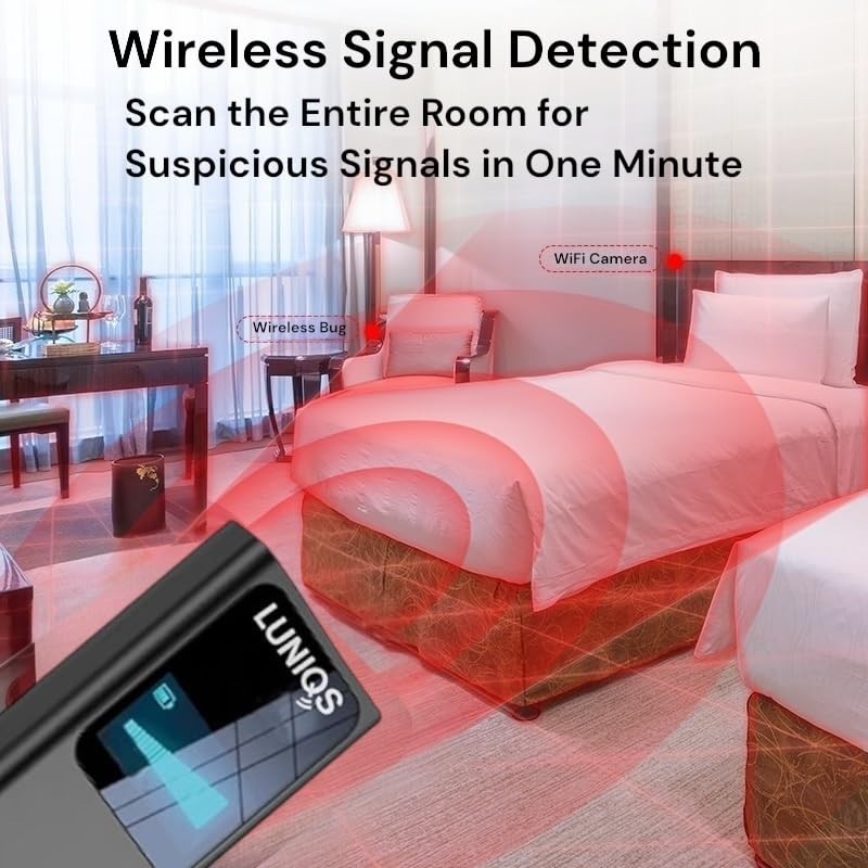 Hidden Camera Detector & Bug Finder - RF & GPS Tracker Detector with LCD Screen gallery