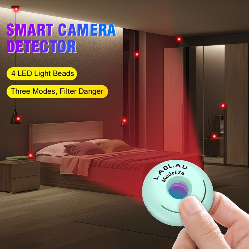 Portable Hidden Camera Detector Anti Spy Device Hotel Travel Security gallery