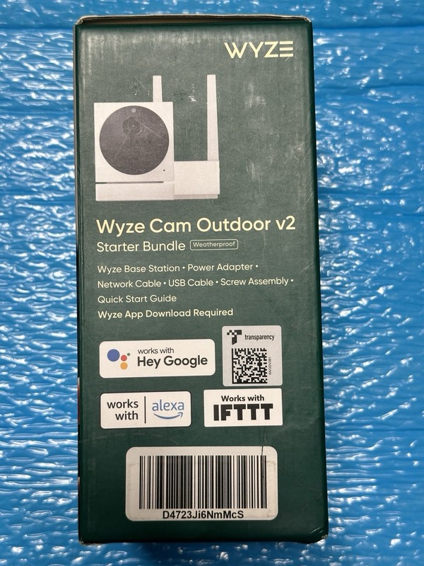 Open Box WYZE V2 WVODV2B1_RB 1080p Wireless Smart Home IP Camera W/Base Station gallery