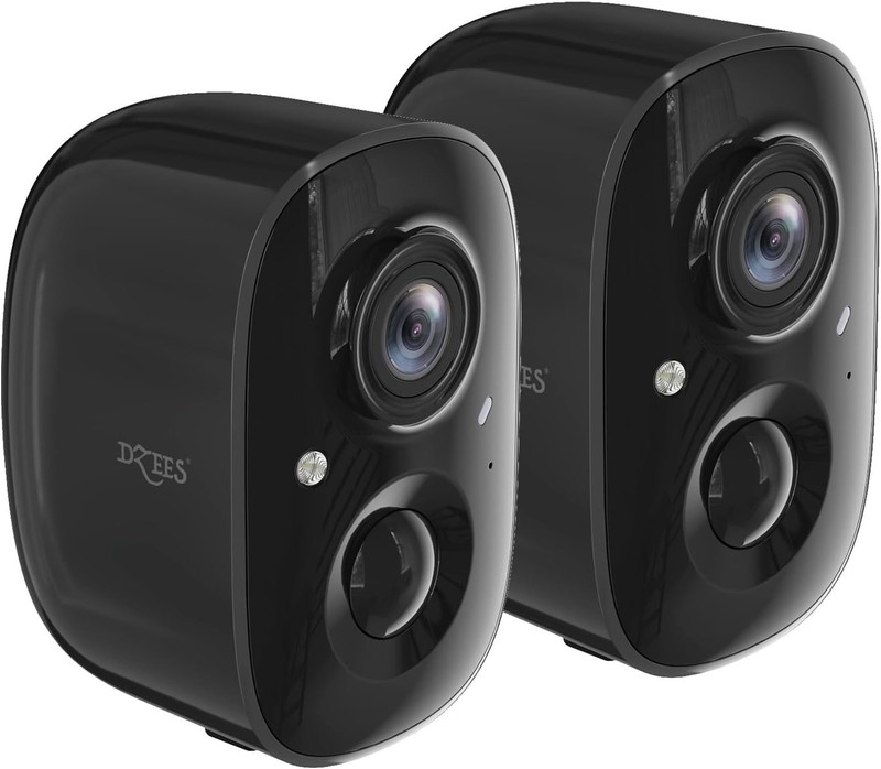 2K Wireless Security Cameras - AI Motion Detection with Color Night Vision Pack gallery