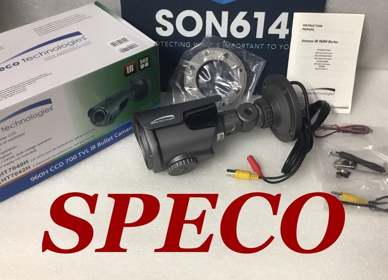 Speco HT7042H 960H Security Color Camera W/5-50mm 700TVL 42LED Smart-IR OSD NEW!