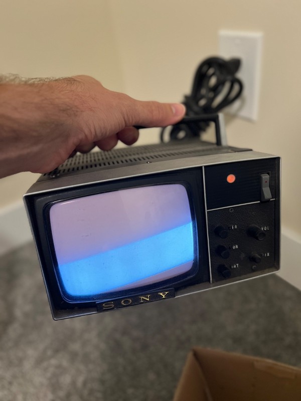 Vintage Sony B&W CCTV Security Monitor w/ Sentinel CCD Camera Surveillance Syste gallery