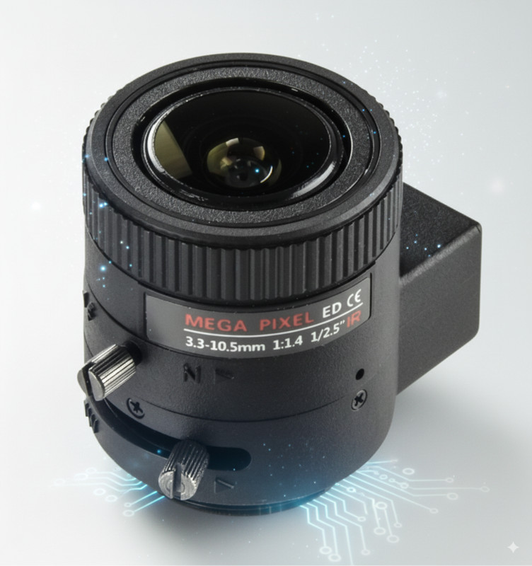 3-10.5mm F1.4 CS Varifocal Lens 5MP IR Corrected DC Auto Iris CCTV Security