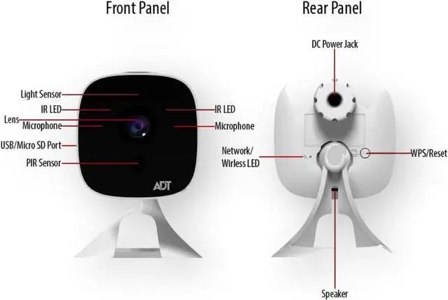 Genuine ADT OC845 1080p Wireless Outdoor Security Camera White Brand New, Sealed gallery