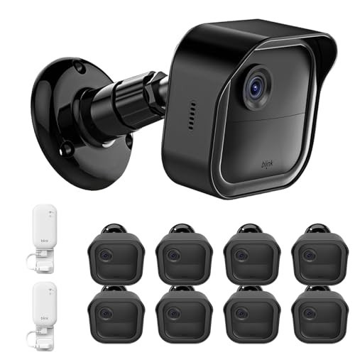 8 Pack Blink Outdoor Camera Mount with Outlet Wall Mount, Black gallery