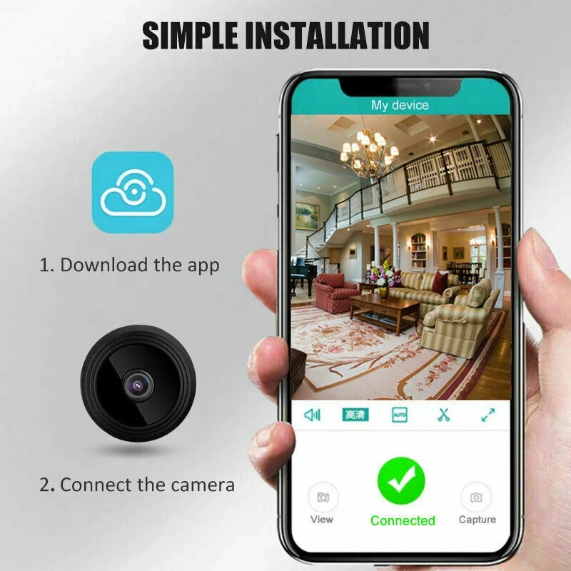 Mini Wireless Record Camera WiFi IP Home Security DVR Night Vision HD USB 1080P gallery