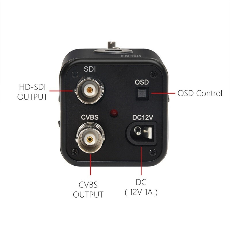 Industrial CCTV HD SDI 2.0MP 1080P Lens 2.8-12mm Security Box Mini SDI Camera gallery