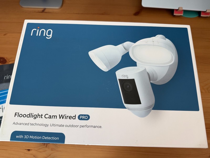 Ring Floodlight Cam Pro Wired 2nd Gen (Newest Model) – White – Sealed – 🎁BONUS!