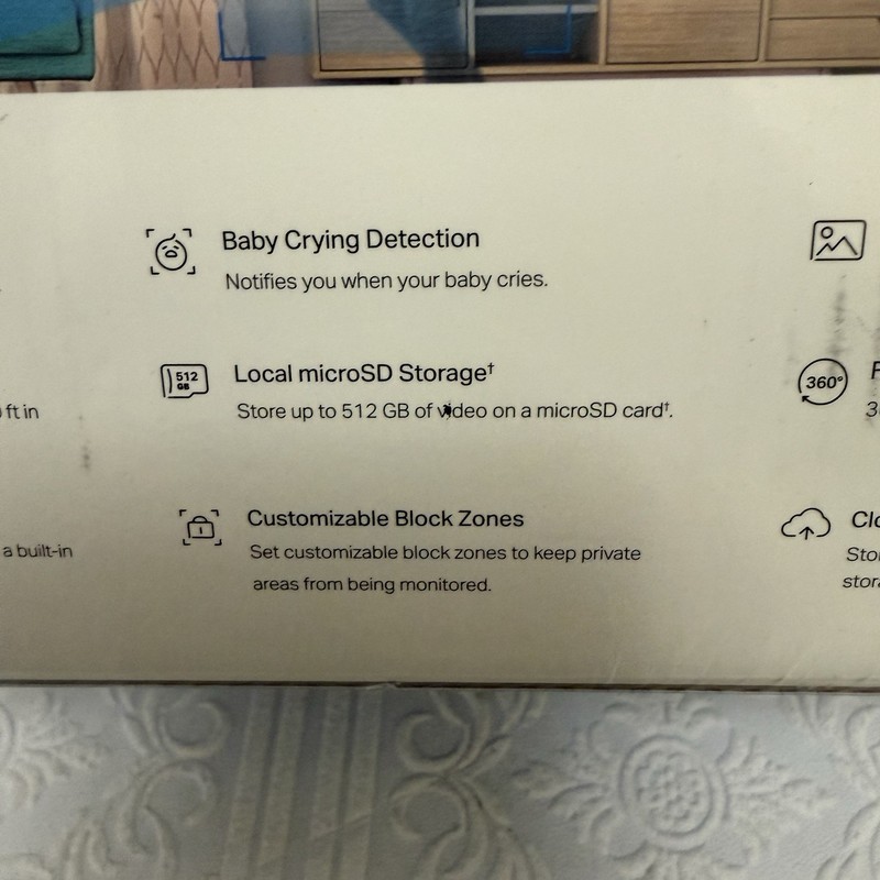 TP-Link Tapo C200 1080P Full HD Pan/Tilt Home Security WiFi Camera ~ NEW SEALED gallery