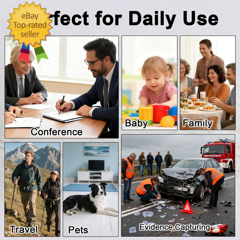 Mini Camera 1080P HD - No Wifi Camera - Portable Tiny Video Recorder with Record gallery