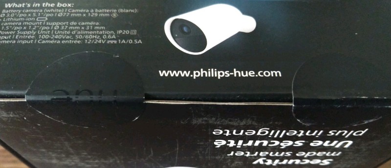 NEW! Philips Hue Secure Indoor/Outdoor Wireless Surveillance Camera (White) gallery