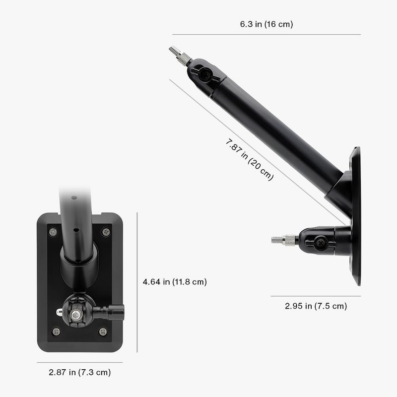 2in1 Wall Mount For Outdoor Security Cameras And Solar Panels Universally Compat gallery
