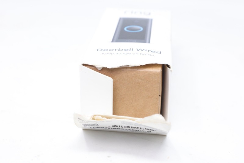 Ring Wi-Fi Smart Video BLACK Wired Doorbell with Chime gallery