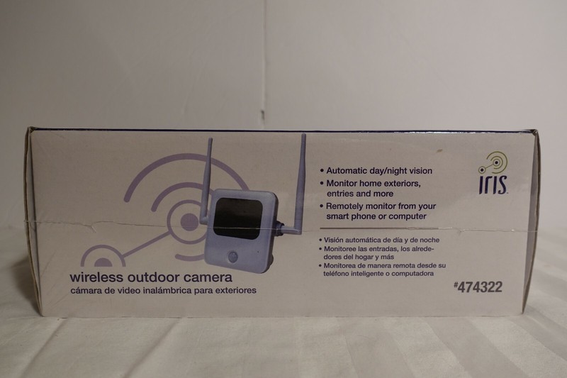 New Sealed Iris Wireless Outdoor Security Camera 720p Day Night Vision 474322 gallery