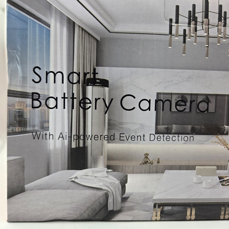 Smart Battery Camera with AI Powered Event Detection Solar Panel 2.4 GHz NEW gallery