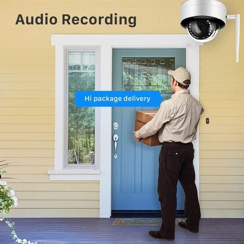 5MP Dome Wifi Camera IR Night Vision IP 1080P HD Home Video Surveillance Camera gallery