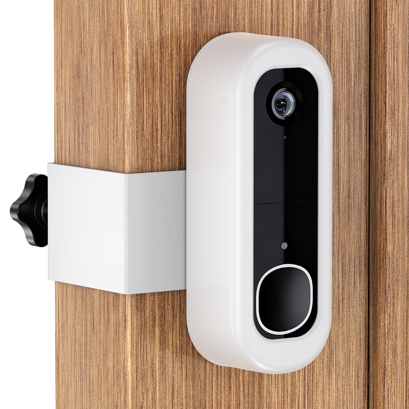 Anti-Theft Doorbell Mount with Arlo Video Doorbell 2K/HD (2nd Gen), No-Drill …