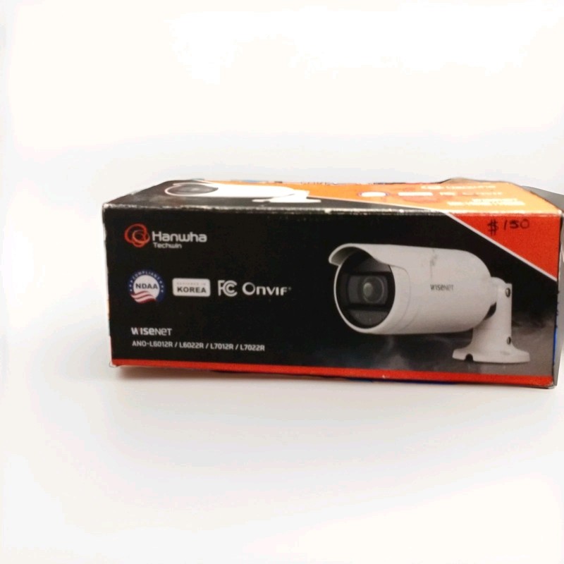 Hanwha Vision Wisenet A Series ANO-L6082R 2MP Outdoor Network Bullet Camera with
