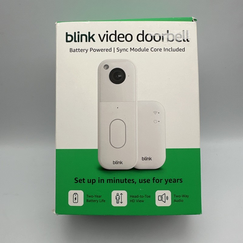 NEW Blink Video Doorbell System Head-to-Toe Module Core White 2ND GEN BATTERY
