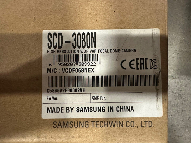 Samsung High Resolution Varifocal Dome Camera - SCD-3080N gallery