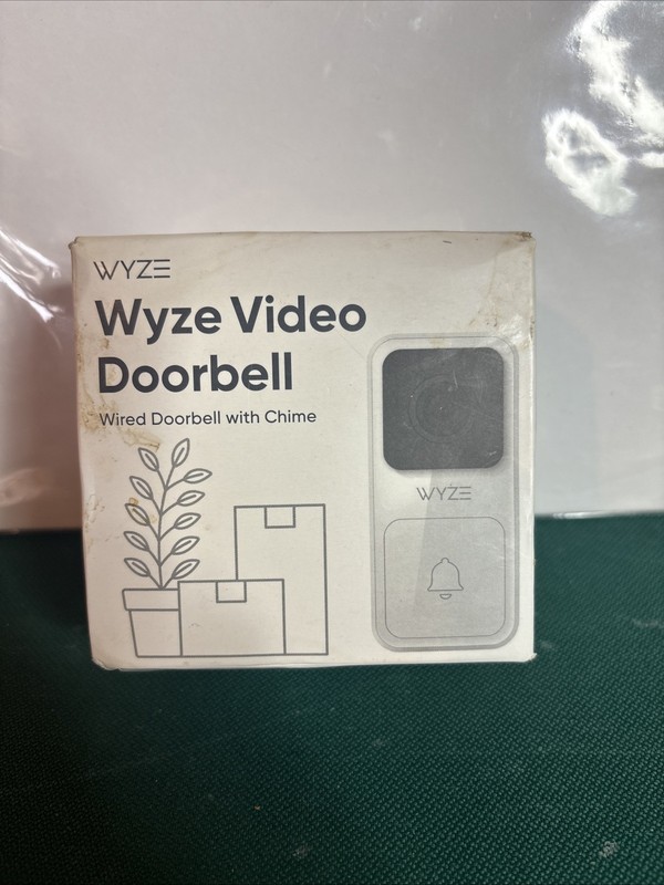 Wyze Video Doorbell (Wired) + Chime 1080p HD Video with 2-Way Audio