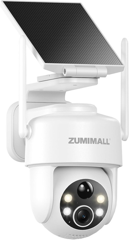 Retractable Solar-Powered Security Camera - 360° Coverage & Night Vision gallery