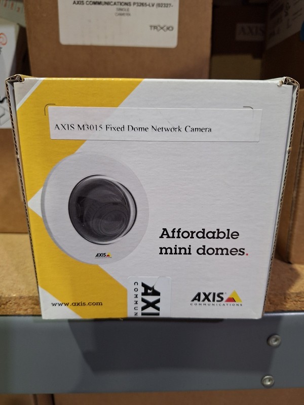 Axis M3015 Indoor/Outdoor Netowork Security Camera System – White, Pack of 1