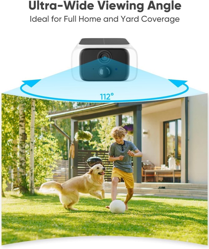 blurams 4MP Solar Security Camera Wireless Outdoor Dual-Band WiFi 6 gallery
