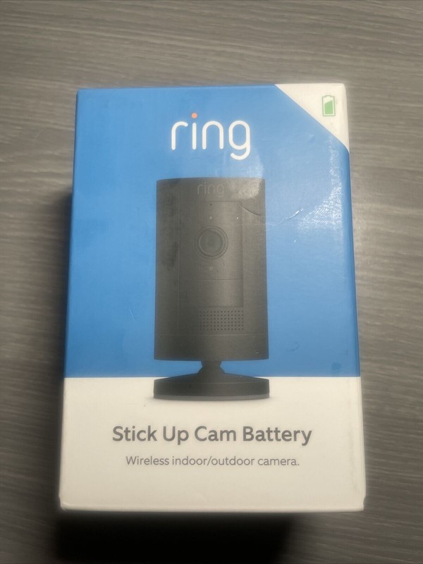 Ring Stick Up Cam Battery Indoor/Outdoor HD Security Camera Black | NEW