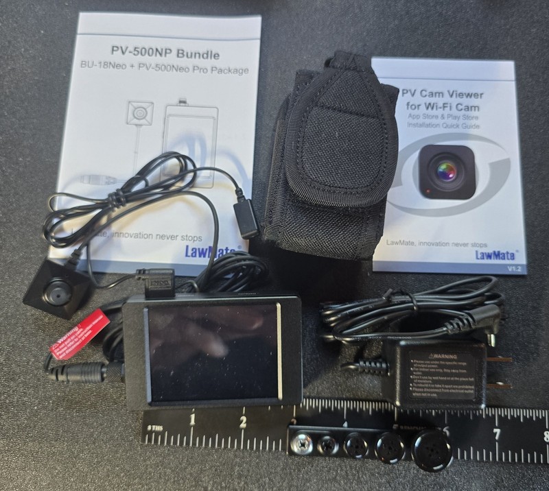 LawMate PV-500Neo Pro Wi-Fi IP Surveillance Cam Kit w/Button Camera, custom case gallery