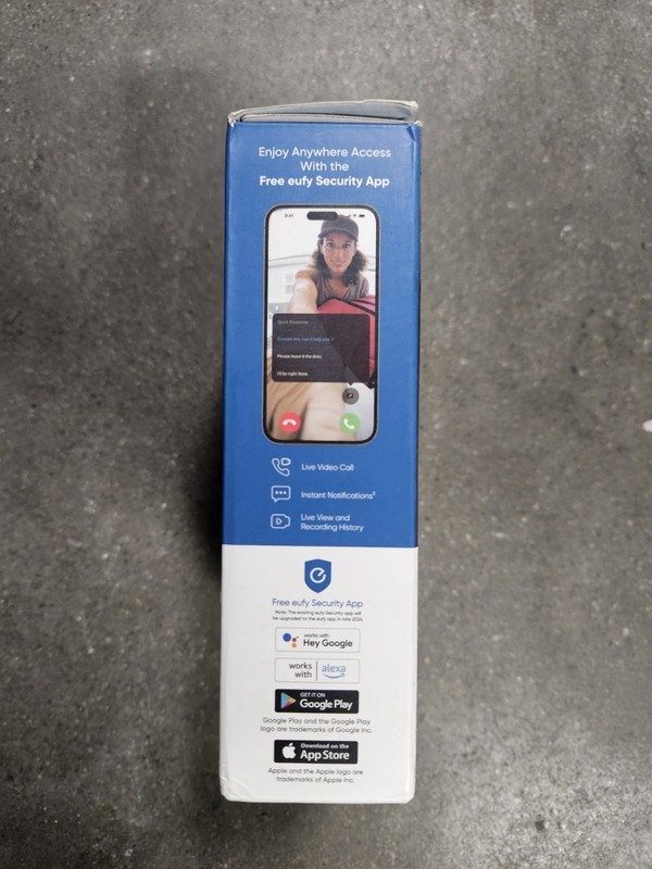 eufy Video Doorbell C30 Smart Wi-Fi 2K Security Camera Battery Powered NEW gallery