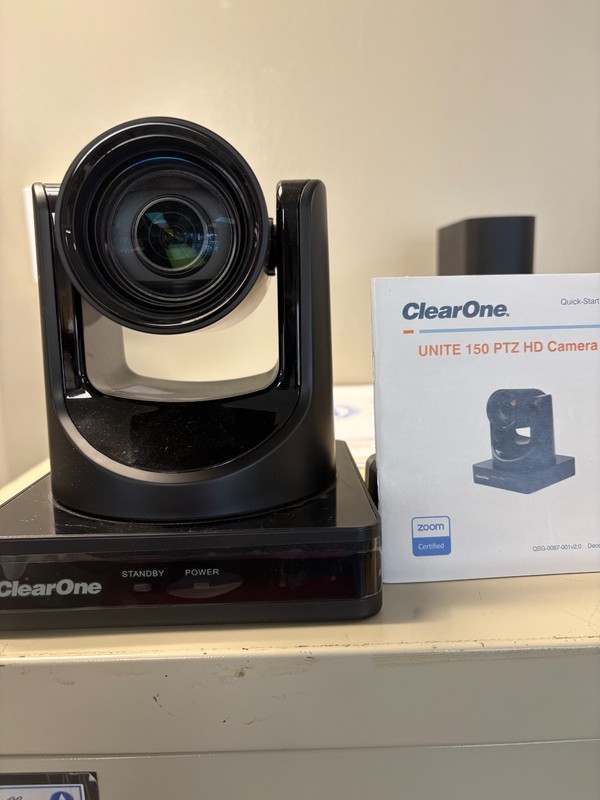 ClearOne Unite 150 PTZ Conference Camera Used as Demo W/Power Supply