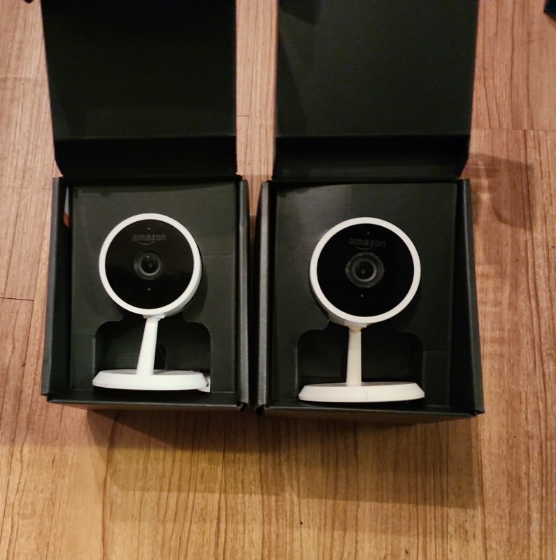 Amazon Cloud Cam Indoor Security with Alexa Camera Great Shape LOT OF 2 gallery