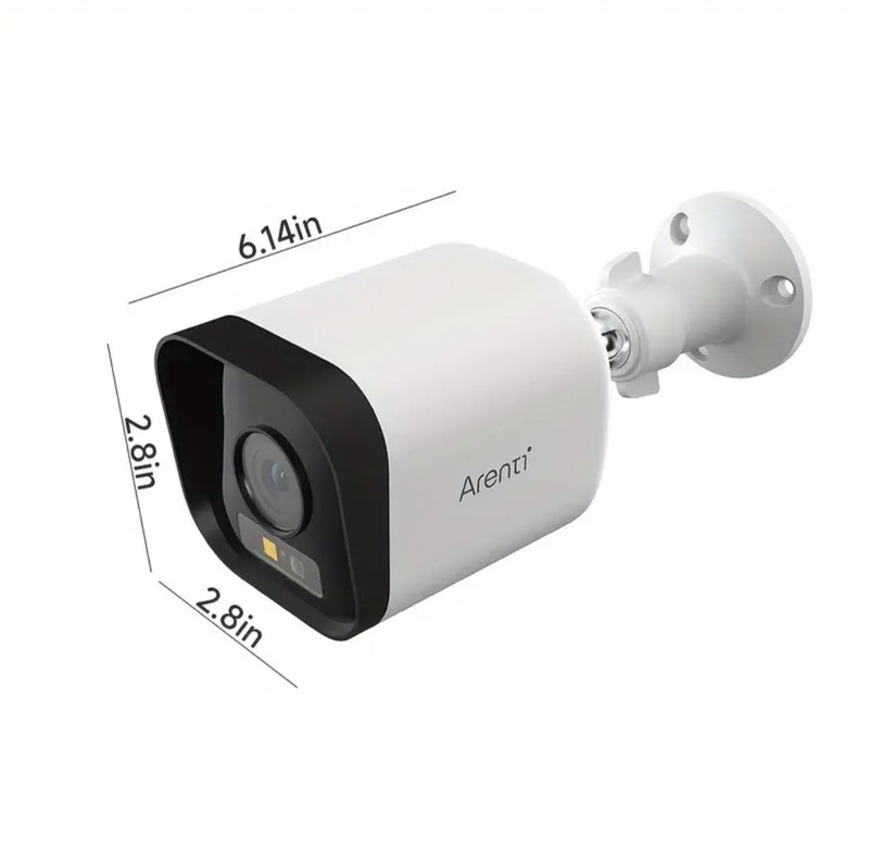 4MP 2.5K Outdoor Waterproof Security Camera With Motion Detection & Night Vision gallery