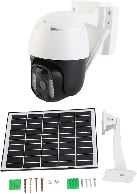 4G Solar Security Night 4G Security Camera, Solar Camera 4MP AI Detection Batter