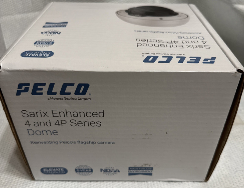 Pelco SRXE4-4V29-EMD-IR1 4 Megapixel Outdoor IR Dome Camera with 10.9-29mm NIB gallery