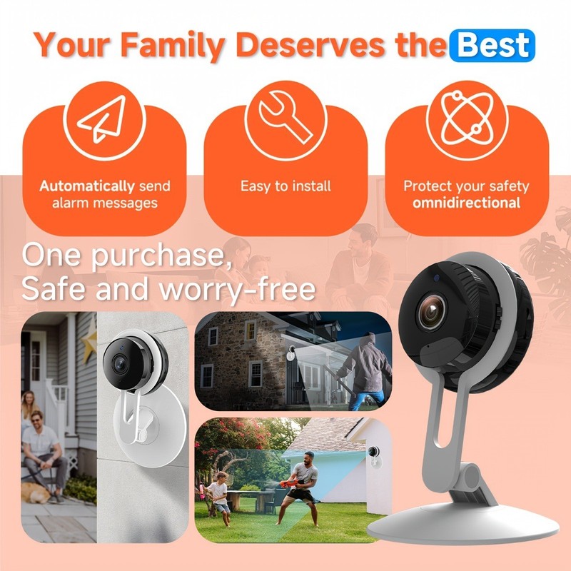Precision-Made User Friendly Stylish HD Artificial Intelligence Security Cameras gallery