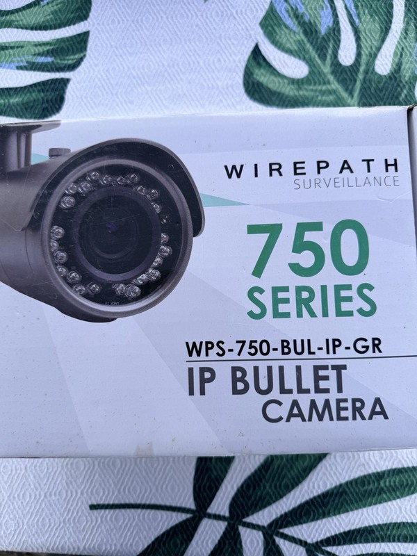 Wirepath Surveillance WPS-750-BUL-IP-GR IP BULLET CAMERA *NEW IN BOX* – 1080P