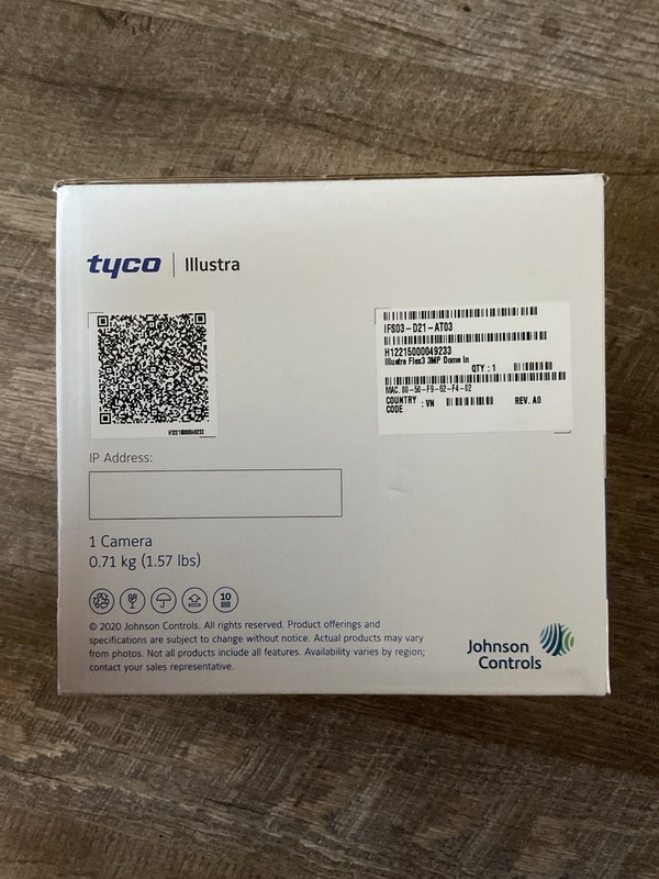 Tyco Illustra Flex 3MP Indoor Mini-Dome White IFS03-D21-AT03 gallery