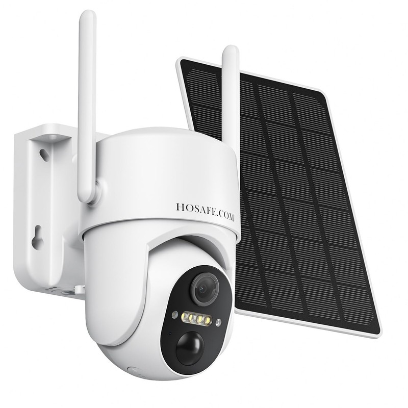 Camara De Seguridad Solar Với Sensor De Movimiento Y Vision A Color Lujo