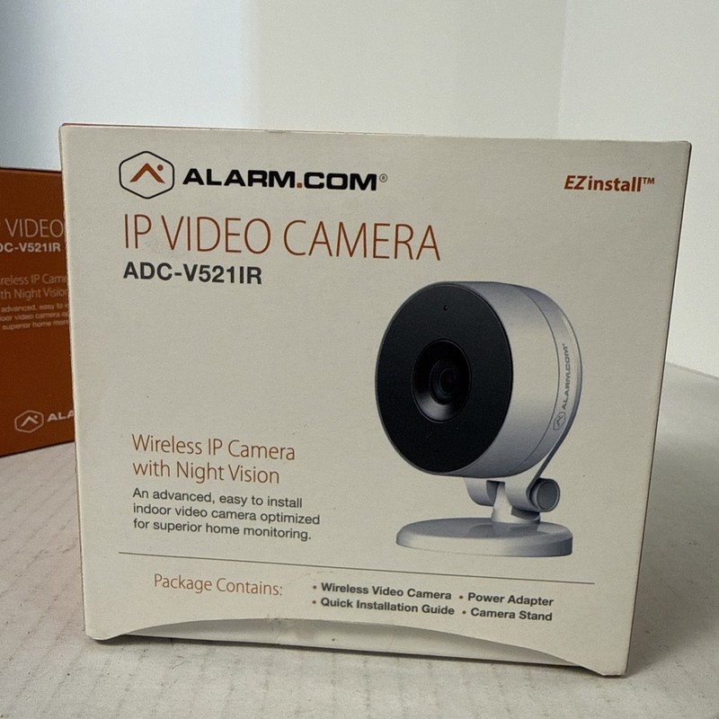Alarm.com ADC-V521IR 1080P Indoor WiFi IP Video Camera w/ Night Vision Untested gallery