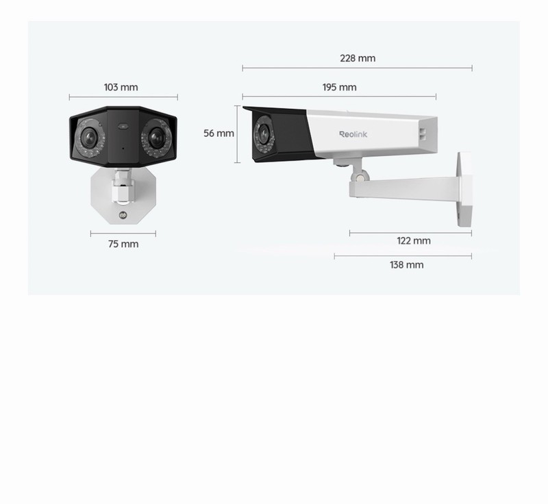 Reolink Duo Floodlight PoE Bullet IP Camera Spotlight Color Mic/Speaker microSD gallery