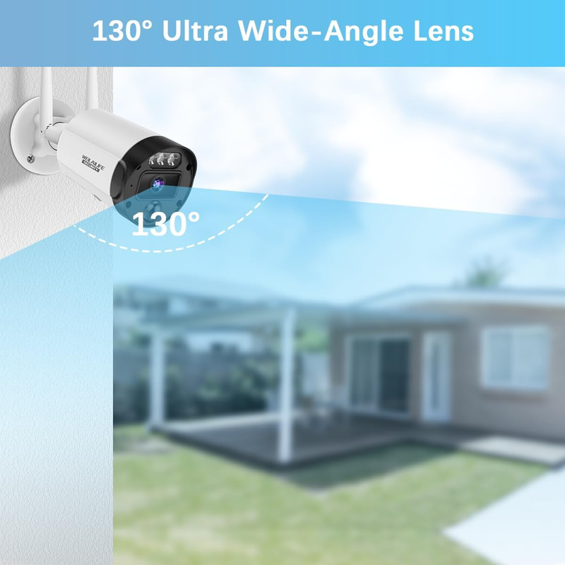 90-Day Outdoor Wireless Security Camera System for Home Surveillance gallery