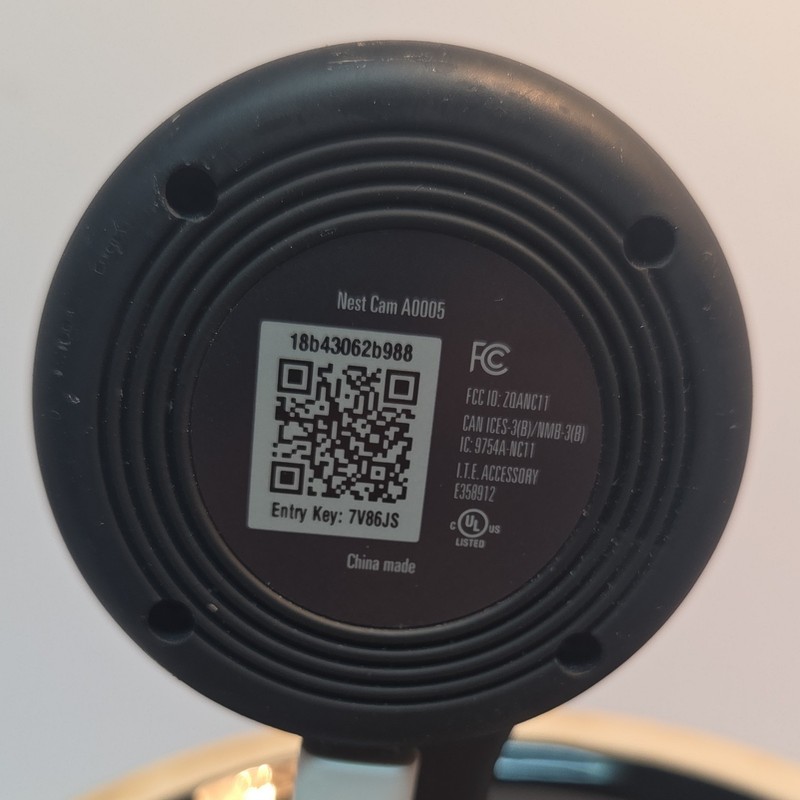 Nest Cam A0005 Indoor 1080p Wired Wi-Fi IP Security Surveillance Camera Black gallery